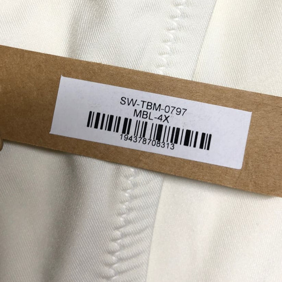 SKIMS Signature Swim Tie Bottoms Marble White NWT Size 4X - Picture 8 of 9